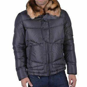 Versace Collection Men's Gray Down Parka